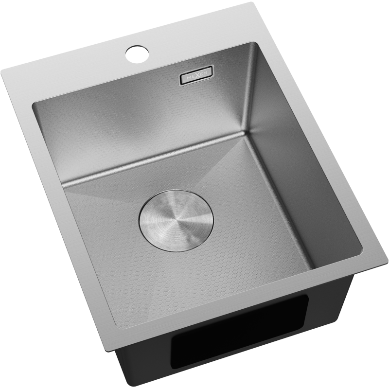 Mexen Solix nerezový drez 1-komorový 400 x 500 mm, inox HC - 6406401000-01HC