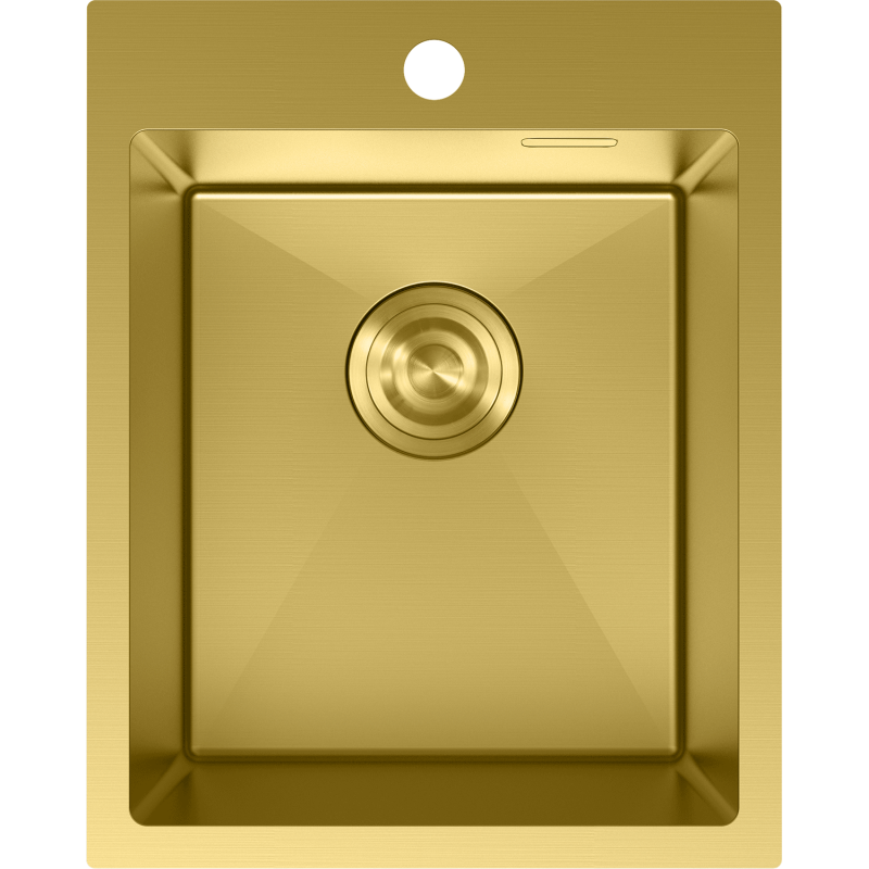 Mexen Solix nerezový drez 1-komorový 400 x 500 mm, zlatý - 6406401000-55