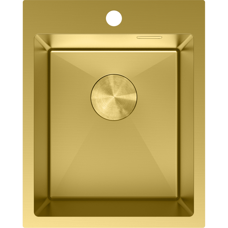 Mexen Solix nerezový drez 1-komorový 400 x 500 mm, zlatý - 6406401000-55