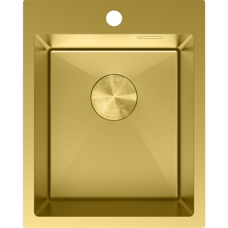 Mexen Solix nerezový drez 1-komorový 400 x 500 mm, zlatý - 6406401000-55