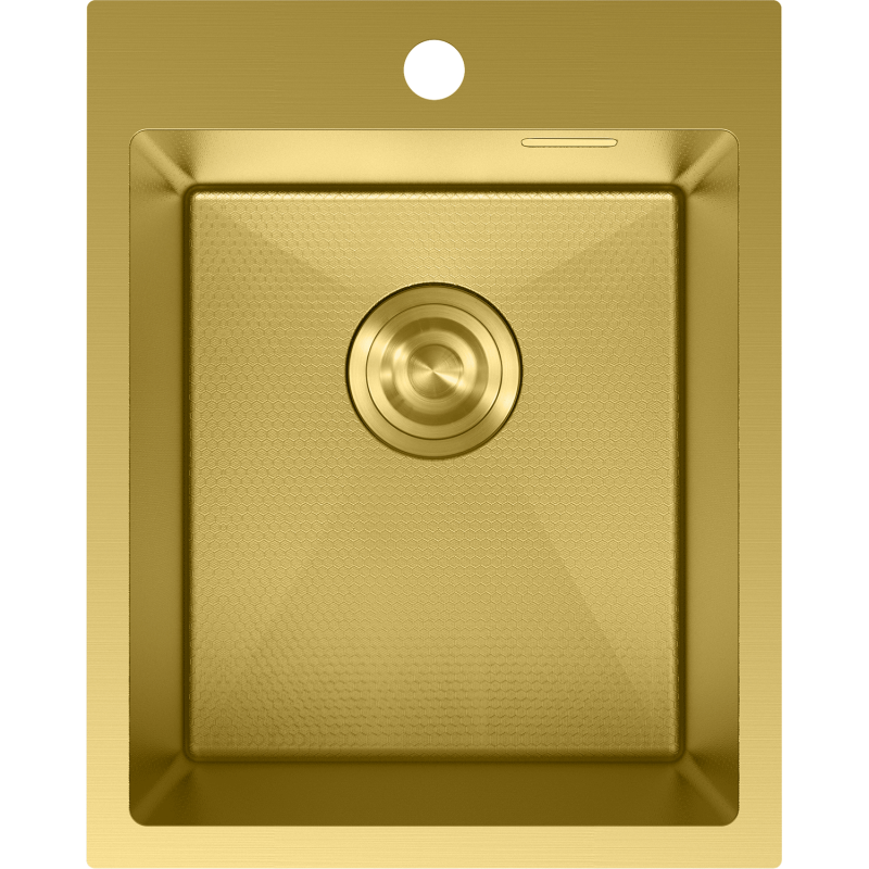 Mexen Solix nerezový drez s jednou komorou 400 x 500 mm, zlatý HC - 6406401000-55HC