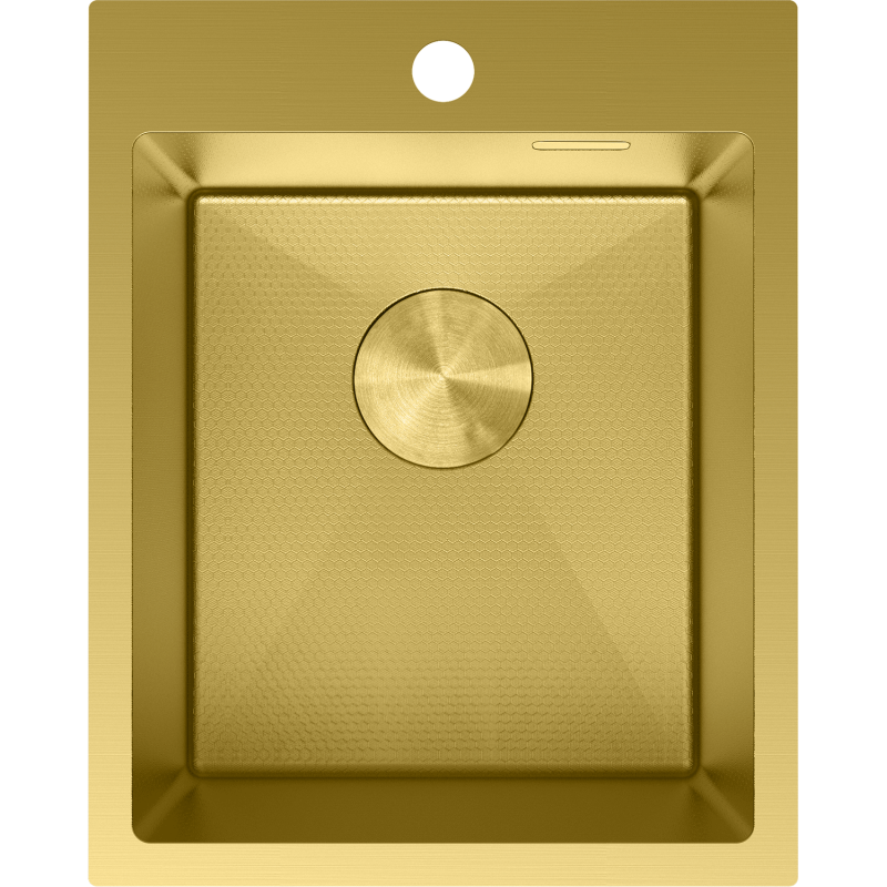 Mexen Solix nerezový drez s jednou komorou 400 x 500 mm, zlatý HC - 6406401000-55HC