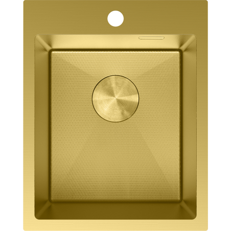 Mexen Solix nerezový drez s jednou komorou 400 x 500 mm, zlatý HC - 6406401000-55HC