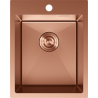 Mexen Solix kuchynský drez z nehrdzavejúcej ocele, 1-komorový, 400 x 500 mm, meď - 6406401000-65