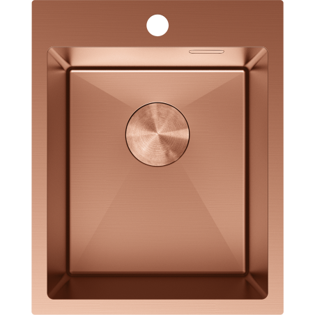 Mexen Solix kuchynský drez z nehrdzavejúcej ocele, 1-komorový, 400 x 500 mm, meď - 6406401000-65