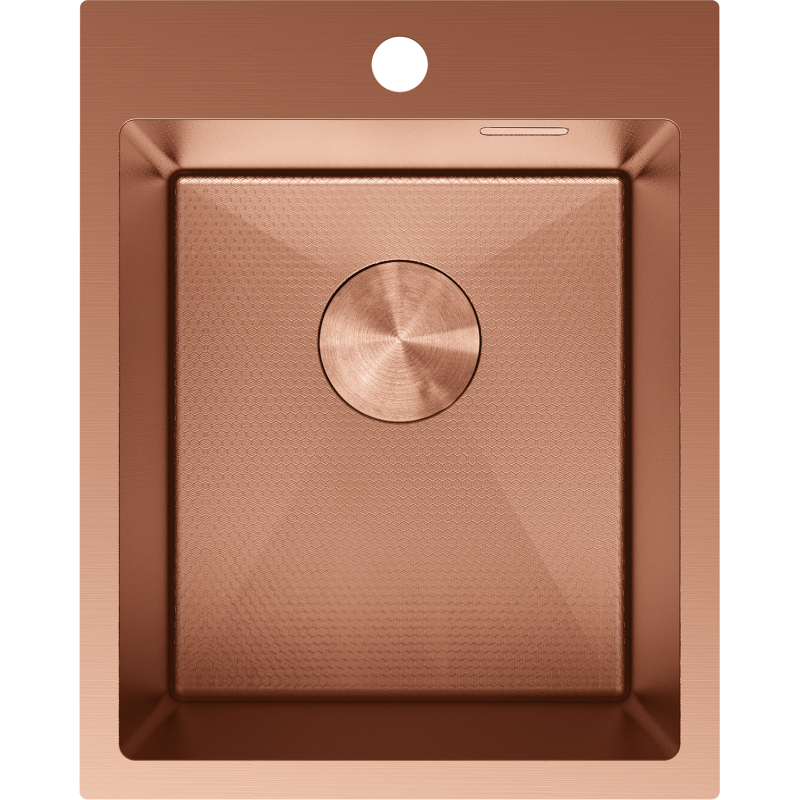 Mexen Solix nerezový kuchynský drez 1-komorový 400 x 500 mm, meď HC - 6406401000-65HC