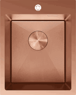 Mexen Solix nerezový kuchynský drez 1-komorový 400 x 500 mm, meď HC - 6406401000-65HC