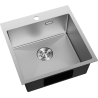 Mexen Solix nerezový kuchynský drez s jednou komorou 500 x 500 mm, inox - 6407501000-01