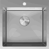 Mexen Solix nerezový kuchynský drez s jednou komorou 500 x 500 mm, inox - 6407501000-01