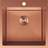 Mexen Solix oceľový drez s 1 komorou 500 x 500 mm, meď HC - 6407501000-65HC
