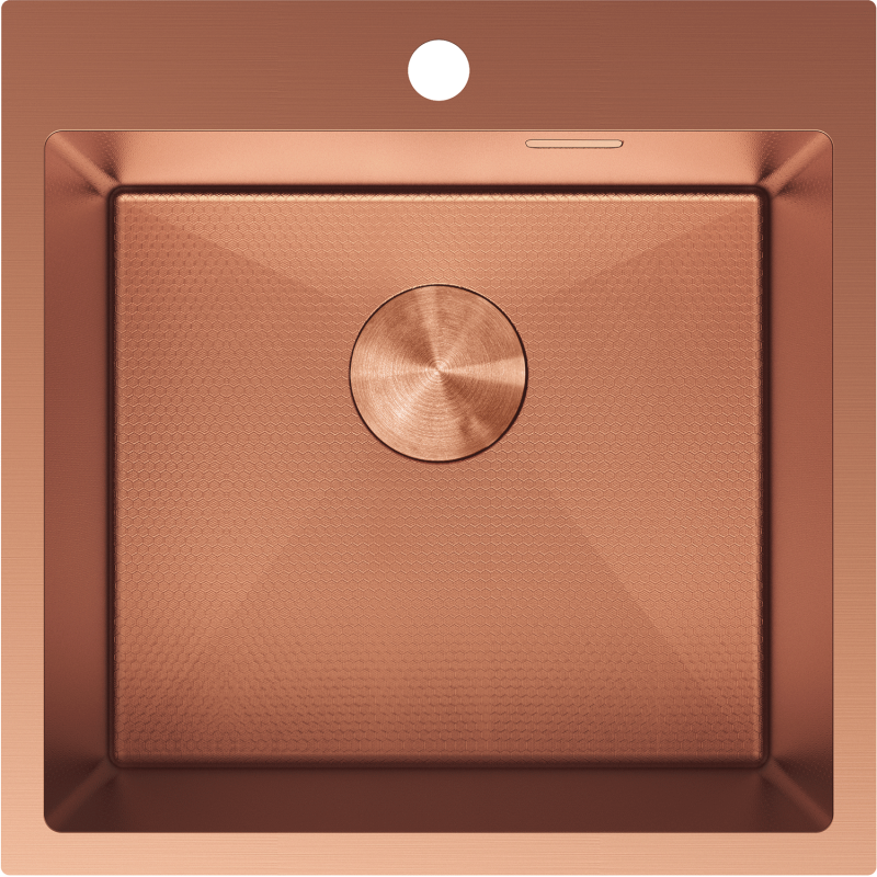 Mexen Solix oceľový drez s 1 komorou 500 x 500 mm, meď HC - 6407501000-65HC