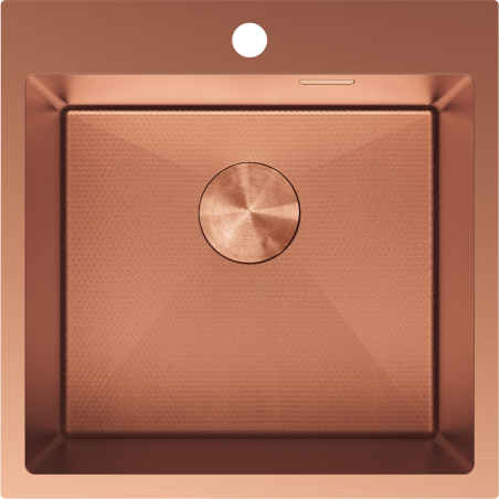 Mexen Solix oceľový drez s 1 komorou 500 x 500 mm, meď HC - 6407501000-65HC