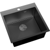 Mexen Solix nerezový drez 1-komorový 500 x 500 mm, čierny HC - 6407501000-70HC