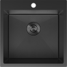 Mexen Solix nerezový drez 1-komorový 500 x 500 mm, čierny HC - 6407501000-70HC