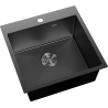 Mexen Solix nerezový drez 1-komorový 500 x 500 mm, čierny HC - 6407501000-70HC