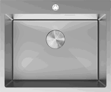 Mexen Solix oceľový drez 1-komorový 600 x 500 mm, inox - 6408601000-01