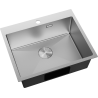Mexen Solix oceľový drez 1-komorový 600 x 500 mm, inox - 6408601000-01