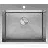 Mexen Solix oceľový drez 1-komorový 600 x 500 mm, inox HC - 6408601000-01HC