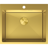 Mexen Solix nerezový kuchynský drez 1-komorový 600 x 500 mm, zlatý - 6408601000-55