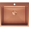 Mexen Solix oceľový drez 1-komorový 600 x 500 mm, meď HC - 6408601000-65HC