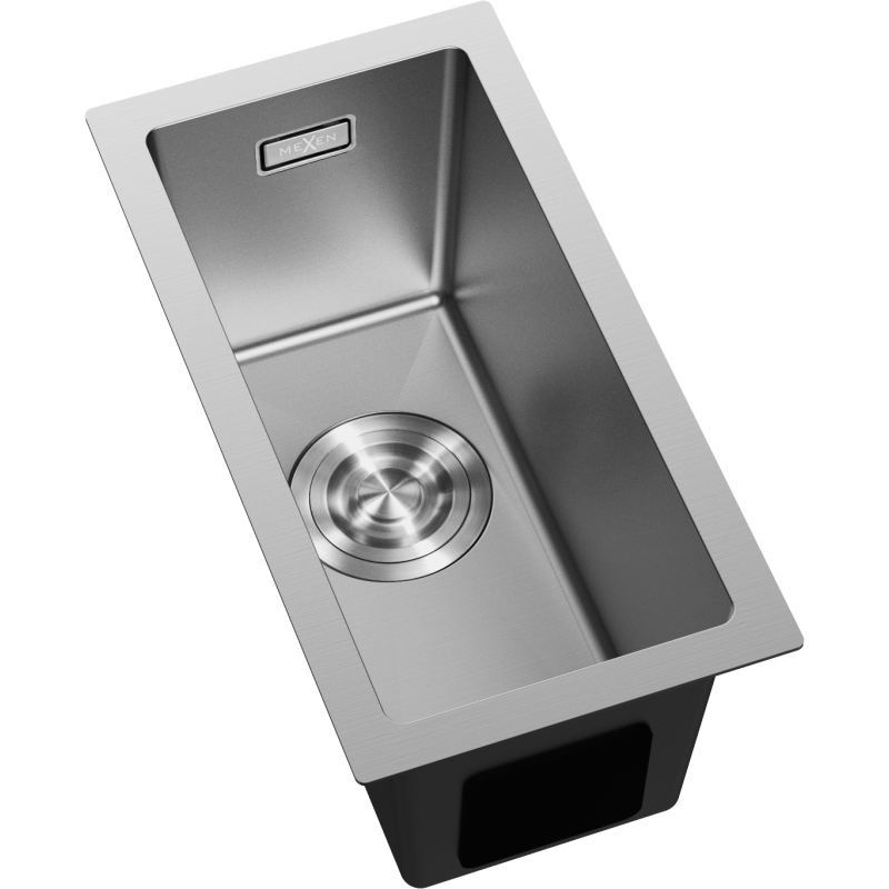 Mexen Trixo nerezový drez 1-komorový 230 x 440 mm, inox - 6411221000-01