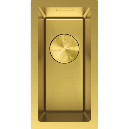 Mexen Trixo oceľový drevák 1-komorový 230 x 440 mm, zlatý - 6411221000-55