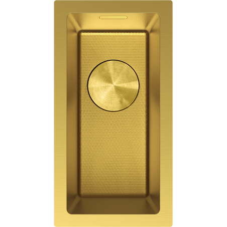 Mexen Trixo oceľový drez 1-komorový 230 x 440 mm, zlatý HC - 6411221000-55HC