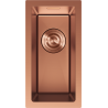 Mexen Trixo nerezový drez 1-komorový 230 x 440 mm, meď - 6411221000-65