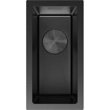 Mexen Trixo oceľový kuchynský drez 1-komorový 230 x 440 mm, čierny - 6411221000-70