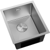 Mexen Trixo nerezový jednokomorový drez 370 x 440 mm, inox - 6412371000-01