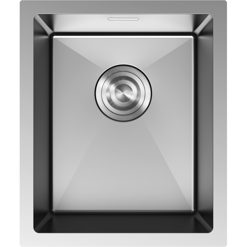 Mexen Trixo nerezový kuchynský drez 1-komorový 370 x 440 mm, inox - 6412371000-01