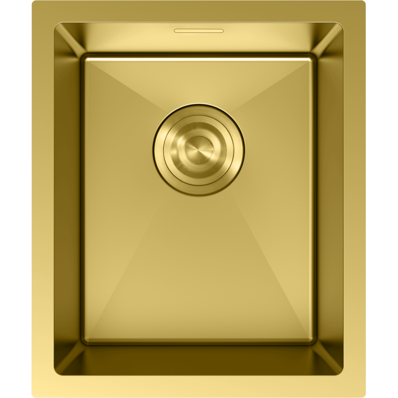 Mexen Trixo oceľový drez s jednou komorou 370 x 440 mm, zlatý - 6412371000-55
