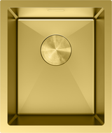 Mexen Trixo oceľový drez s jednou komorou 370 x 440 mm, zlatý - 6412371000-55