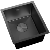 Mexen Trixo oceľový drez s 1 komorou 370 x 440 mm, čierny - 6412371000-70