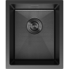 Mexen Trixo drevený kuchynský drez 1-komorový 370 x 440 mm, čierny HC - 6412371000-70HC