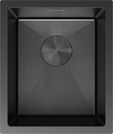 Mexen Trixo drevený kuchynský drez 1-komorový 370 x 440 mm, čierny HC - 6412371000-70HC