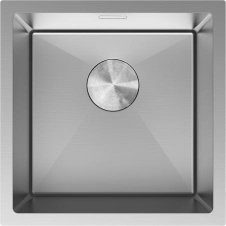 Mexen Trixo nerezový drez 1-komorový 440 x 440 mm, inox - 6413441000-01