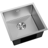 Mexen Trixo nerezový drez 1-komorový 440 x 440 mm, inox - 6413441000-01