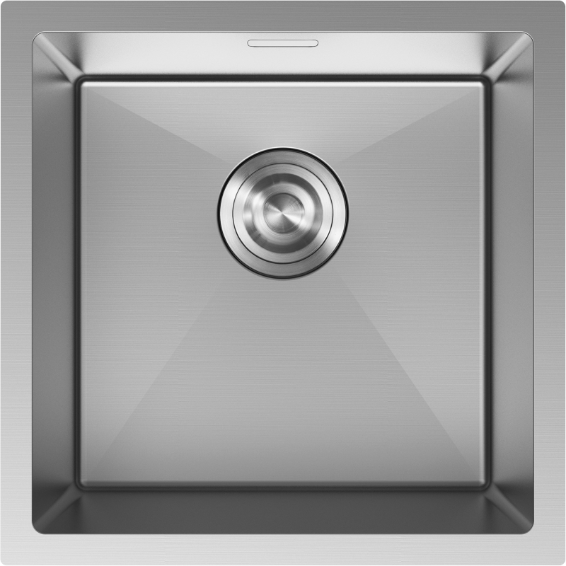 Mexen Trixo nerezový drez 1-komorový 440 x 440 mm, inox - 6413441000-01