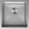 Mexen Trixo nerezový drez s jednou komorou 440 x 440 mm, inox HC - 6413441000-01HC