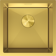Mexen Trixo oceľový kuchynský drez 1-komorový 440 x 440 mm, zlatý - 6413441000-55