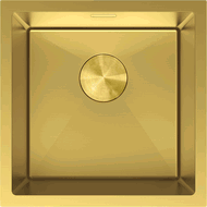 Mexen Trixo oceľový kuchynský drez 1-komorový 440 x 440 mm, zlatý - 6413441000-55