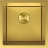 Mexen Trixo oceľový drez s 1 komorou 440 x 440 mm, zlatý HC - 6413441000-55HC