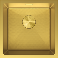 Mexen Trixo oceľový drez s 1 komorou 440 x 440 mm, zlatý HC - 6413441000-55HC