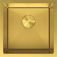 Mexen Trixo oceľový drez s 1 komorou 440 x 440 mm, zlatý HC - 6413441000-55HC