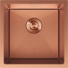Mexen Trixo oceľový drez 1-komorový 440 x 440 mm, meď HC - 6413441000-65HC