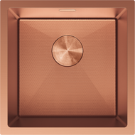 Mexen Trixo oceľový drez 1-komorový 440 x 440 mm, meď HC - 6413441000-65HC