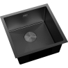 Mexen Trixo oceľový drez s 1 komorou 440 x 440 mm, čierny HC - 6413441000-70HC
