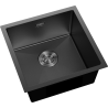 Mexen Trixo oceľový drez 1-komorový 440 x 440 mm, čierny HC - 6413441000-70HC