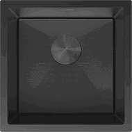 Mexen Trixo oceľový drez s 1 komorou 440 x 440 mm, čierny HC - 6413441000-70HC